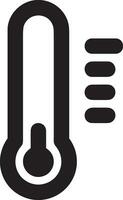 termometro medicina icona simbolo Immagine vettore. illustrazione di il temperatura freddo e caldo misurare attrezzo design immagine.eps 10 vettore