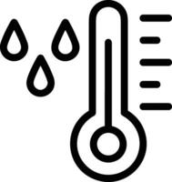 termometro medicina icona simbolo Immagine vettore. illustrazione di il temperatura freddo e caldo misurare attrezzo design immagine.eps 10 vettore