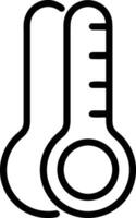 termometro medicina icona simbolo Immagine vettore. illustrazione di il temperatura freddo e caldo misurare attrezzo design immagine.eps 10 vettore