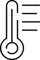 termometro medicina icona simbolo Immagine vettore. illustrazione di il temperatura freddo e caldo misurare attrezzo design immagine.eps 10 vettore