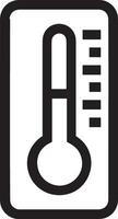 termometro medicina icona simbolo Immagine vettore. illustrazione di il temperatura freddo e caldo misurare attrezzo design immagine.eps 10 vettore