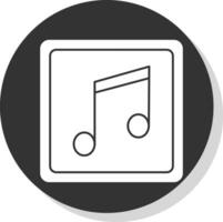 musica e multimedia vettore icona design