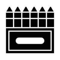 pastelli vettore glifo icona per personale e commerciale uso.