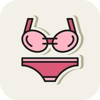 bikini vettore icona design