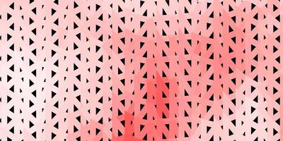 carta da parati poligonale geometrica di vettore rosso chiaro.