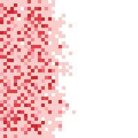 rosso pixel verticale senza soluzione di continuità confine vettore