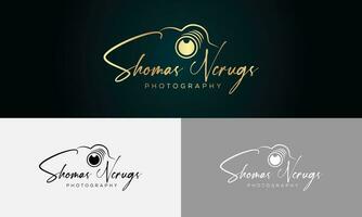 shomas nrugs fotografia logo modello vettore