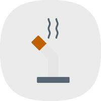 sigaretta ma vettore icona design