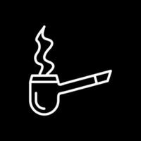 fumo tubo vettore icona design