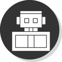 robot vettore icona design