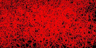 trama vettoriale rosso scuro con forme di memphis.