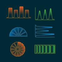 futuristico Infografica elementi vettore