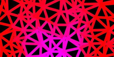 disegno a mosaico triangolo vettoriale viola chiaro, rosa.