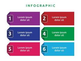 vettore vuoto attività commerciale diagramma infografica modello elemento design grafico passo di passo