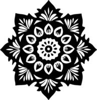 mandala, minimalista e semplice silhouette - vettore illustrazione