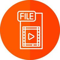 video file vettore icona design