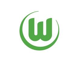 wolfsburg club logo simbolo calcio bundesliga Germania astratto design vettore illustrazione