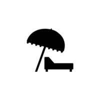 spiaggia ombrello icone, restare ombroso nel stile con nostro spiaggia ombrello icone. migliorare spiaggia a tema immagini senza sforzo. vettore