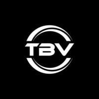 tbv logo disegno, ispirazione per un' unico identità. moderno eleganza e creativo design. filigrana il tuo successo con il Impressionante Questo logo. vettore