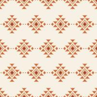etnico azteco senza soluzione di continuità modello. tribale navajo motivo.geometrico ornamento. vettore illustrazione nel boho stile. tappeto tessile Stampa struttura.