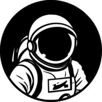 astronauta - minimalista e piatto logo - vettore illustrazione