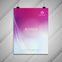 Disegno astratto elegante colorato astratto business brochure vettore