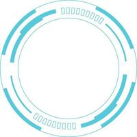 futuristico Tech cerchio vettore