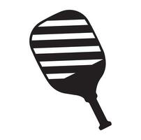 pickleball vettore e pickleball pagaie cartello simbolo icona vettore illustrazione pickleball logo vettore