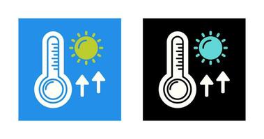 alto temperature vettore icona