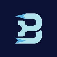 lettera B logo design modello. linea vettore simbolo. premio elegante cartello marchio icona