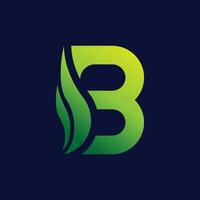 disegno del logo astratto della lettera b, logo della lettera di stile di lusso, disegno vettoriale dell'icona del testo b