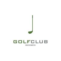 golf club icona logo design modello vettore