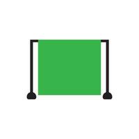 verde schermo icona vettore