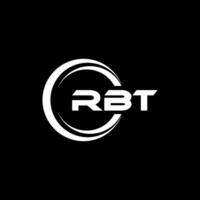 rbt logo disegno, ispirazione per un' unico identità. moderno eleganza e creativo design. filigrana il tuo successo con il Impressionante Questo logo. vettore