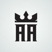 moderno aa logo design modello. esente da diritti vettore illustrazione