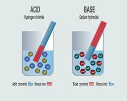acido base tornasole test vettore