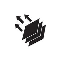 aria filtro icona logo vettore design modello