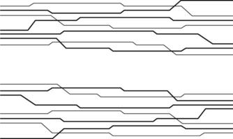 astratto nero circuito informatica geometrico modello design moderno futuristico tecnologia sfondo vettore