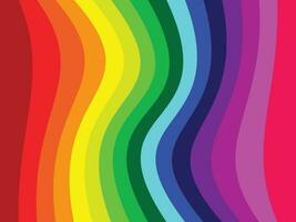 vettore illustrazione con arcobaleno colori sfondo