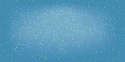 nevicando su blu vettore