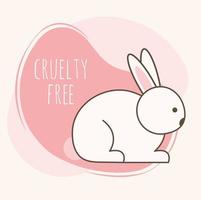 carta cruelty free vettore