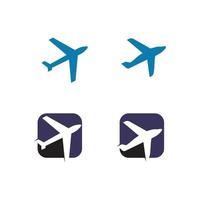 volo aereo vettore e logo design trasporto