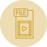 video file vettore icona design