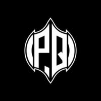 pq lettera logo design. pq creativo monogramma iniziali lettera logo concetto. pq unico moderno piatto astratto vettore lettera logo design.