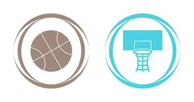 pallacanestro cerchio vettore icona