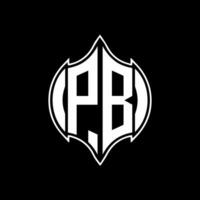 pb lettera logo design. pb creativo monogramma iniziali lettera logo concetto. pb unico moderno piatto astratto vettore lettera logo design.