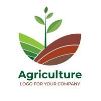 agricoltura logo design vettore design