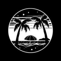 spiaggia - alto qualità vettore logo - vettore illustrazione ideale per maglietta grafico