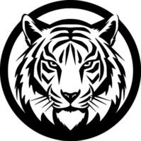 tigre - minimalista e piatto logo - vettore illustrazione