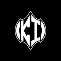 kt lettera logo design. kt creativo monogramma iniziali lettera logo concetto. kt unico moderno piatto astratto vettore lettera logo design.